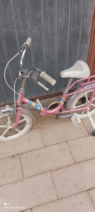 Bicicleta BH rosa infantil