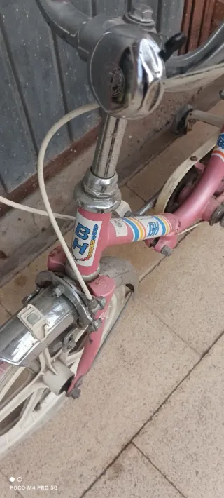 Bicicleta BH rosa infantil