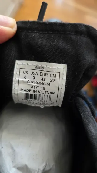 Botines Palladium Palavil HI Negras nuevas