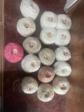 Lote Hilos Ganchillo y Costura - Varios Colores
