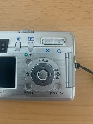 Cámara Pentax Plata