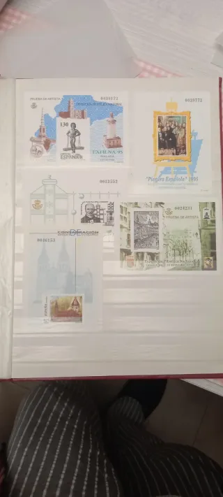 Coleccion pruebas sellos españa