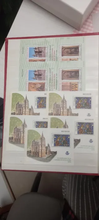 Coleccion pruebas sellos españa