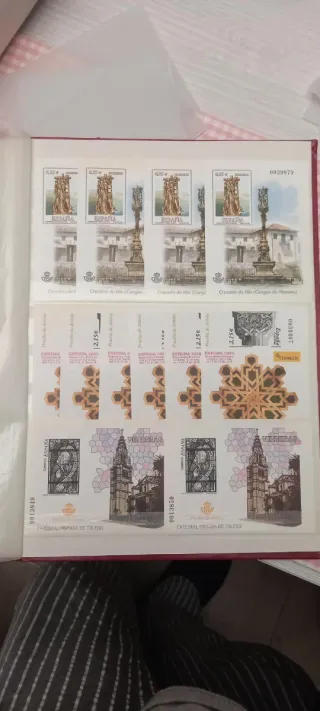 Coleccion pruebas sellos españa