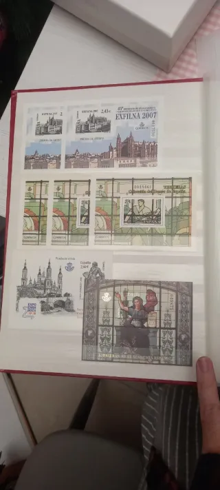 Coleccion pruebas sellos españa