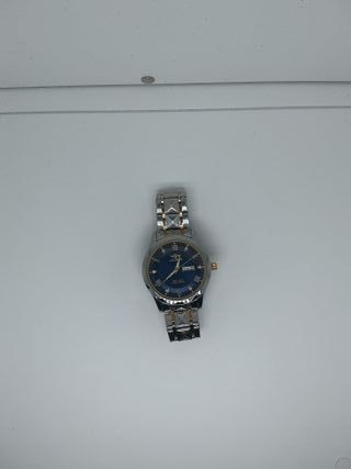 Reloj barato hombre esfera Azul y Dorado