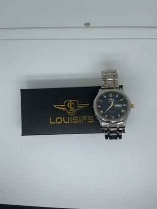 Reloj barato hombre esfera Azul y Dorado