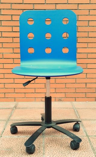 Silla Escritorio Ikea Jules Azul