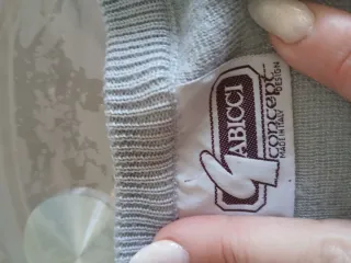 Pullover Uomo Vintage Blu e Bianco