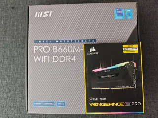 i9 14900k + 32gb ddr4 + B660M-A