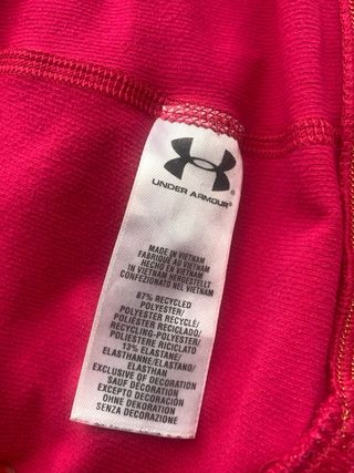 Under Armour Sudadera Rosa Media Cremallera