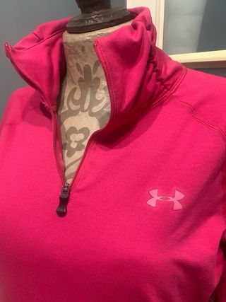 Under Armour Sudadera Rosa Media Cremallera