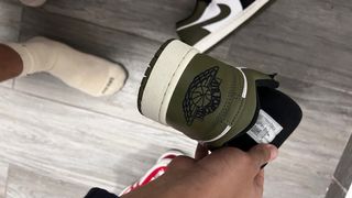 Nike Jordan 1 Low Negro Verde Oliva