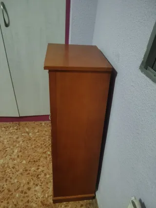 Cómoda piramidal 5 cajones madera
