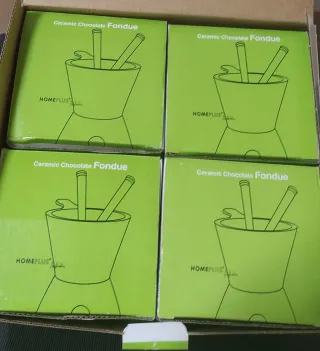 Set Fondue Chocolate Cerámica
