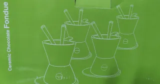 Set Fondue Chocolate Cerámica