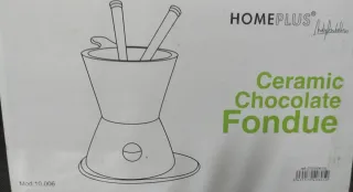 Set Fondue Chocolate Cerámica