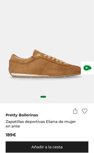 Pretty Ballerinas Zapatillas Ante Marrón