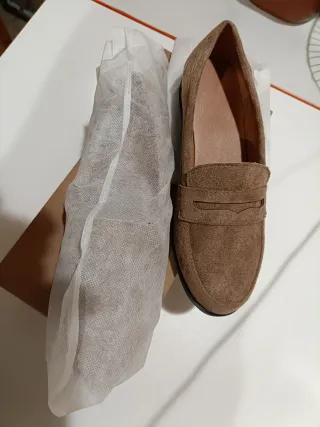 NUEVOS Zapatos Beige Mujer Talla 37
