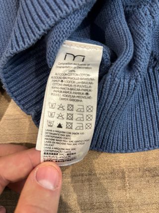 Jersey Milano Azul Tejido Diamante