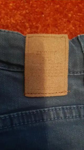 Jeans blu bambino elasticizzati