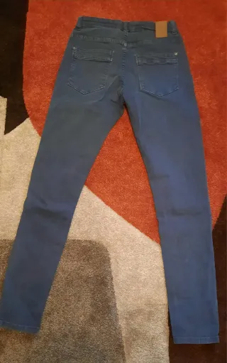 Jeans blu bambino elasticizzati