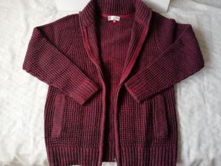 Chaqueta LANA o jersey cremallera DAVO granulado .