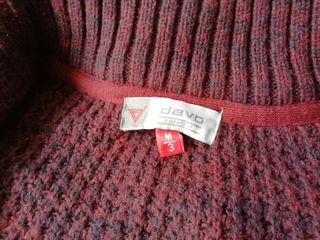 Chaqueta LANA o jersey cremallera DAVO granulado .