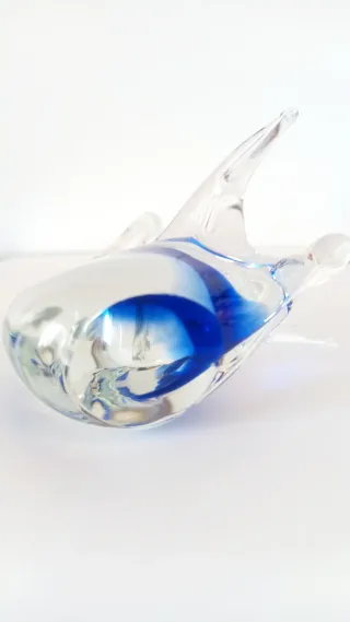 Cigno Murano vetro sommerso vintage