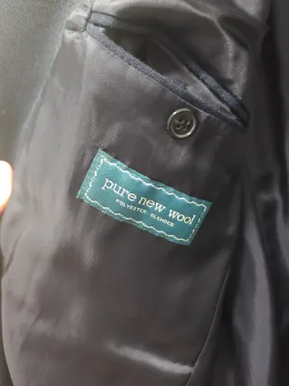 Chaqueta de traje Latino Talla 58 Azul