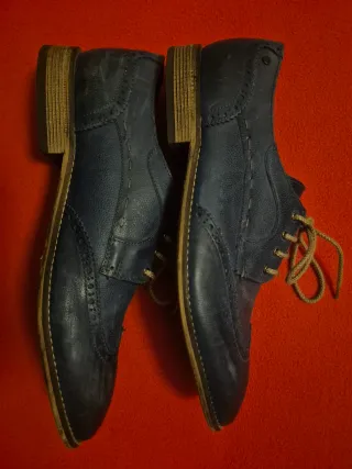 Zapatos Base London Azul Talla 45