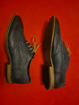 Zapatos Base London Azul Talla 45