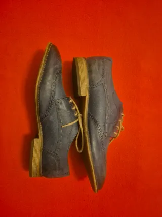 Zapatos Base London Azul Talla 45