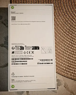 iPhone 17 256GB Azul