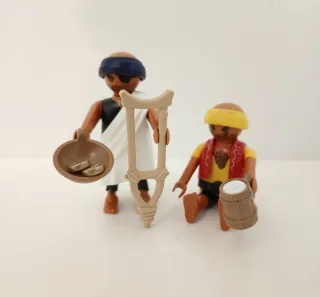 Playmobil Belén Mendigo y Borrachín