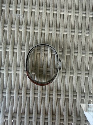 Pulsera Hermès Plata y Blanco