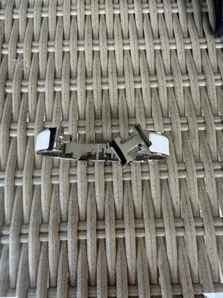 Pulsera Hermès Plata y Blanco