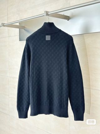 Suéter Louis Vuitton Negro Cremallera