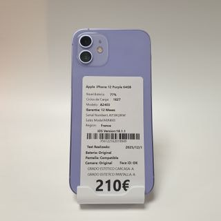 Apple iPhone 12 Morado 64GB 356122162019949