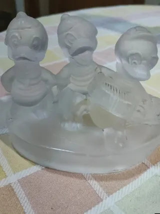 Figura de cristal de los Tres Patitos