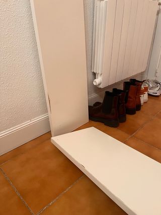 Baldas/Estanterías de pared, color blanco