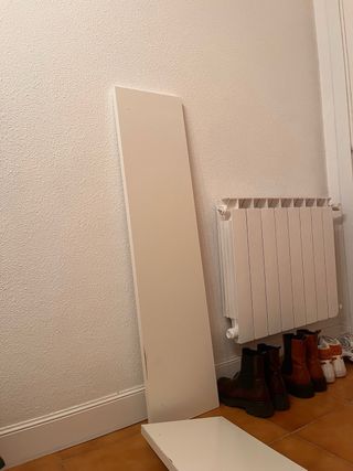 Baldas/Estanterías de pared, color blanco