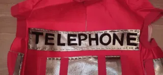 Disfraz Cabina Teléfono Británica