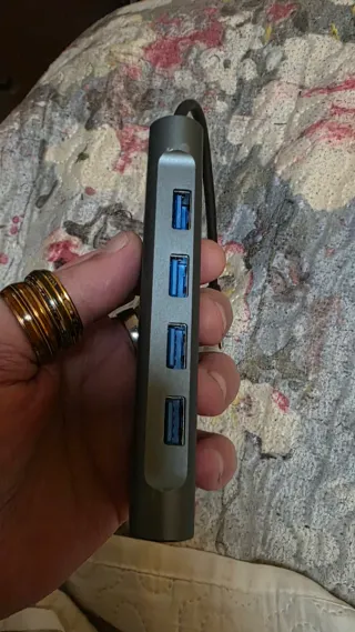 Hub USB-C 11 en 1 HDTV 4K HDMI VGA LAN USB A Audio