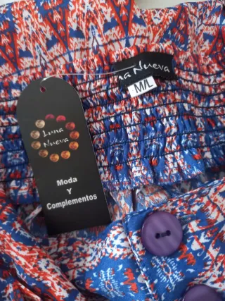 Pantalón con estampado hippie Luna Nueva M/L