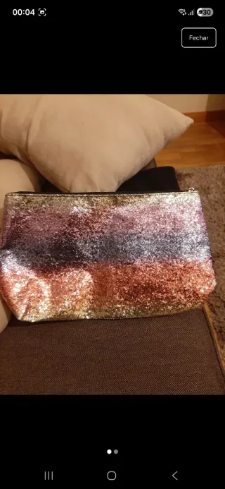 Bolsa de Lantejoulas Colorida