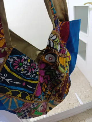 Bolso de playa patchwork