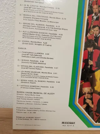 Disco Pas a la Festa - Banda Unión Musical Alcoy