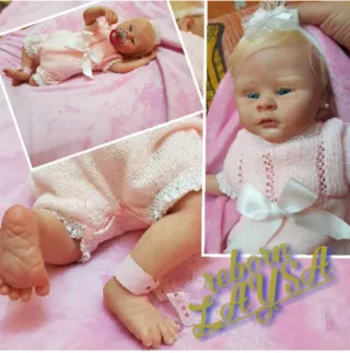 Muñeca Reborn Bebé Durmiendo