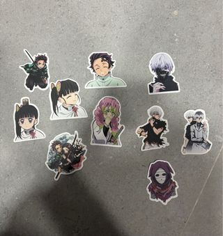 Lote Pegatinas Anime